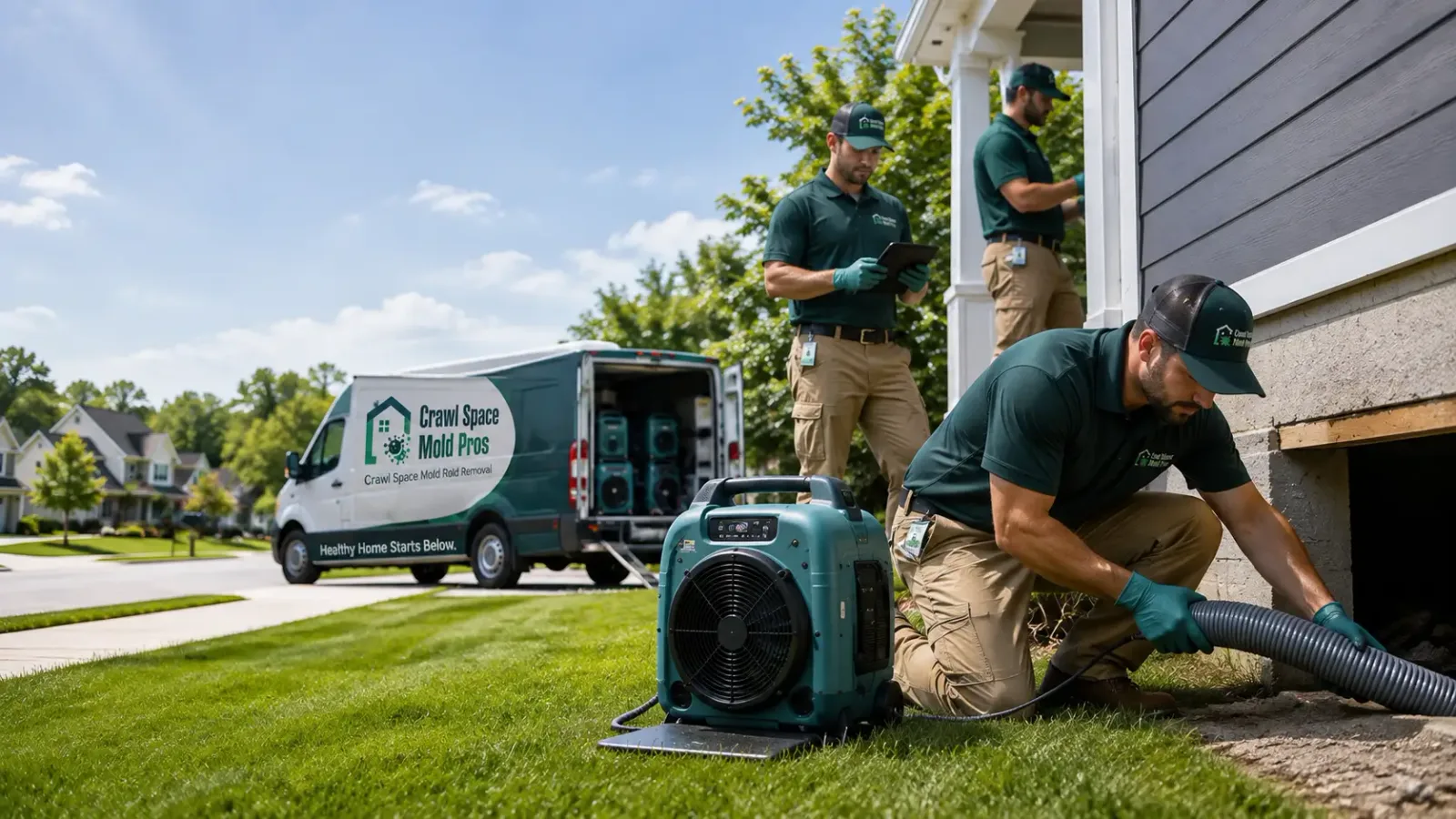 Crawl Space Mold Removal in Otisville, MI